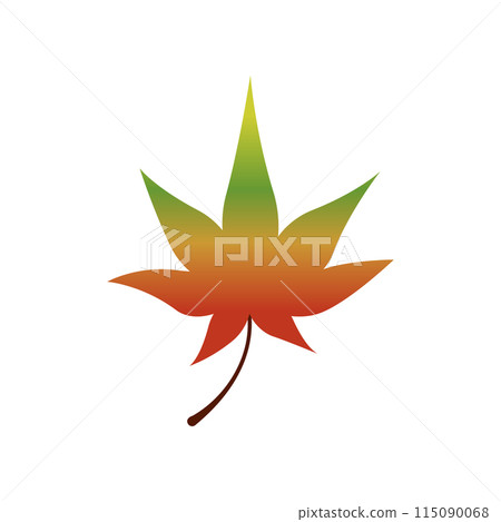 秋天楓葉的簡單插圖 115090068