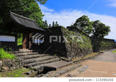 Hitoyoshi Castle Ruins: Musha-gaeshi 115090208
