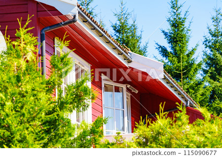 Norwegian red house Norwegian red house 115090677