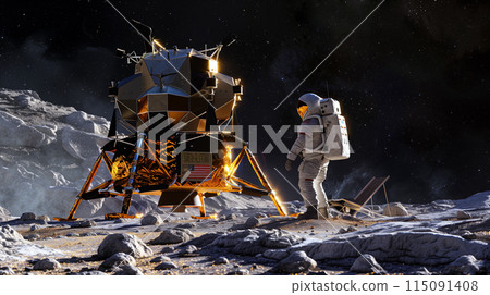 Moon landing image Moon landing image 115091408
