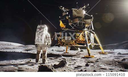 Moon landing image Moon landing image 115091410