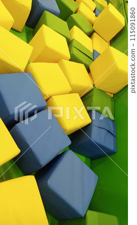 background of colorful cubes 115091860