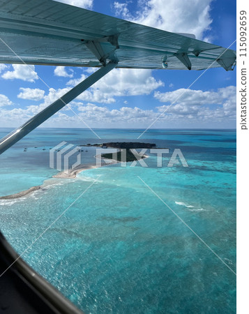 Seaplane view of Fort Jefferson at Dry Tortugas National Park 115092659
