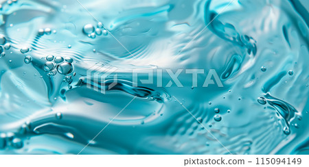 Clear gel serum texture. Liquid skincare cream background 115094149