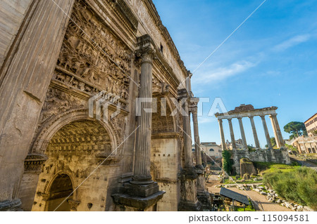 Roman ruins in Rome, Italy Roman ruins in Rome, Italy 115094581