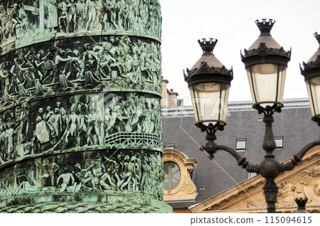 Vendome square in Paris, France 115094615