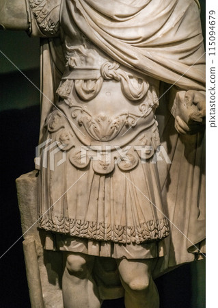 Ancient statue in Rome, Italy 115094679