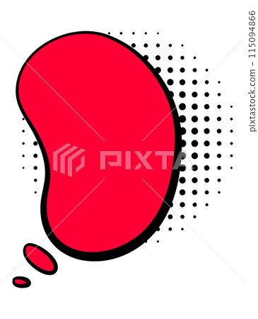 Comic style speech bubble. Speech balloon or element. Funny vector design element. Vector cartoon illustration isolated on white background Comic style speech bubble. Speech balloon or element. Funny vector design element. Vector cartoon illustration isolated on white background 115094866