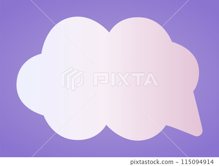3d white speech bubble, social media chat message icon. Empty text bubble, comment, dialogue balloon vector 115094914