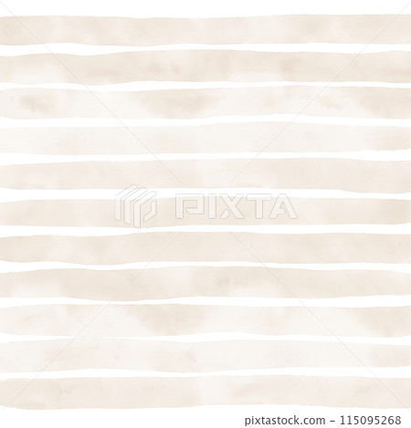 Sepia Beige Brown Stripe Hand Drawn Background Overlay 115095268