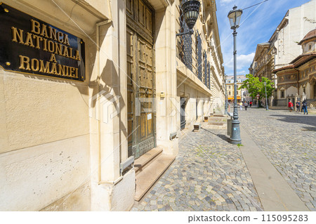 National Bank of Romania building in Bucharest National Bank of Romania building in Bucharest 115095283