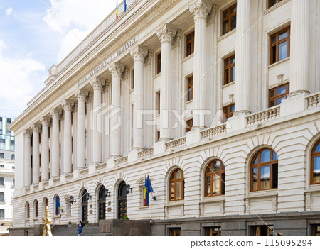 National Bank of Romania building in Bucharest 115095294