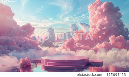 Large Round Object Floating in Body of Water 115095433