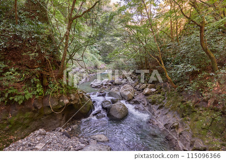 Mountain stream scenery Takachiho 115096366