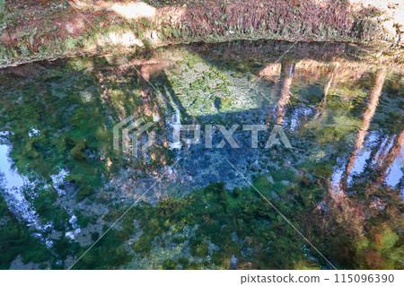 Aso Spring Water Pond Shirakawa Spring Source 115096390