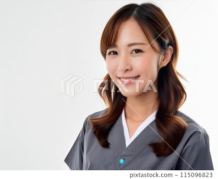Smiling young female doctor, medical, nursing 115096823