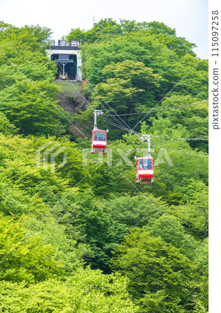"Tochigi Prefecture" Akechidaira Ropeway heading to the observation deck, Nikko "Tochigi Prefecture" Akechidaira Ropeway heading to the observation deck, Nikko 115097258