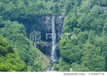 "Tochigi Prefecture" Lake Chuzenji and Kegon Falls, Nikko, seen from the Akechidaira Observatory "Tochigi Prefecture" Lake Chuzenji and Kegon Falls, Nikko, seen from the Akechidaira Observatory 115097554