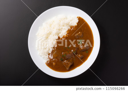 Beef tongue curry 115098266