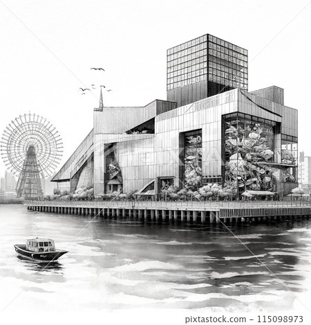 Kaiyukan Ink Painting 115098973