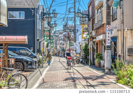 Urban landscape of Nerima Ward, Tokyo: Shin-Sakuradai Station, Ekoda Yuyu Road 115100713
