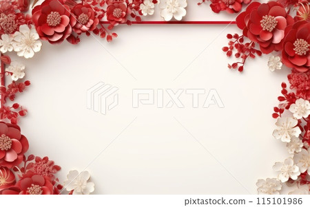 Happy new year, Chinese new year, sign for greetings card, invitation, posters, brochure, calendar, flyer Happy new year, Chinese new year, sign for greetings card, invitation, posters, brochure, calendar, flyer 115101986