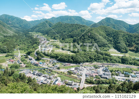 山寺（立石寺）：五大道的景色 115102129