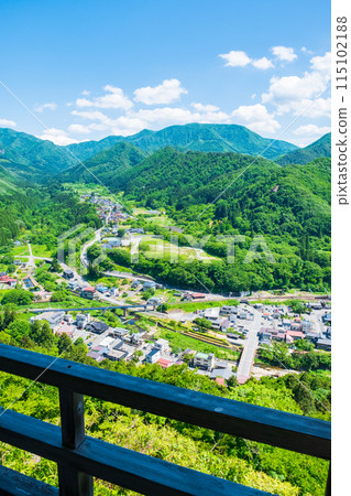 Yamadera (Risshakuji): View from the Godaido Hall 115102188