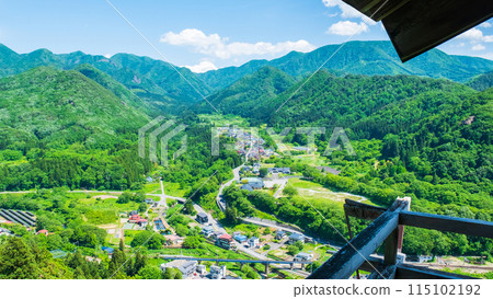 山寺(立石寺):五大道的景色 山寺(立石寺):五大道的景色 115102192