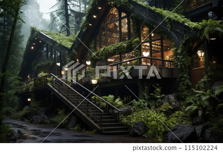 Company building forest decorate, Green company zero carbon concept. generation and achieve ESG goals Company building forest decorate, Green company zero carbon concept. generation and achieve ESG goals 115102224