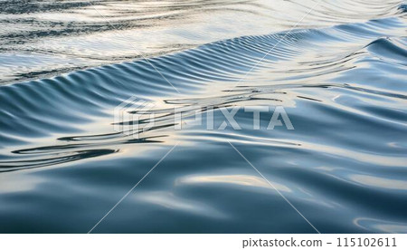 Water, beautiful flowing water surface 115102611