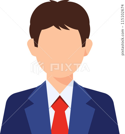 businessman avatar flat Icon. businessman avatar flat Icon. 115102674