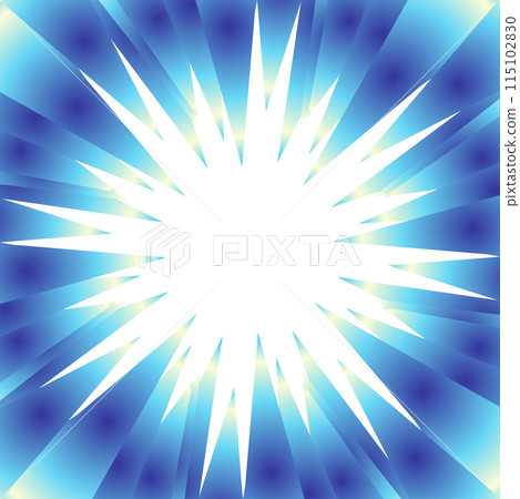 Sparkling blue gradient focus lines 115102830