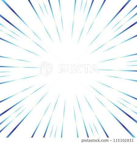 Sparkling blue gradient focus lines 115102831