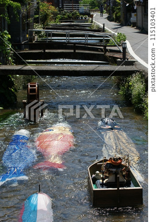 鳥取、四季漫步、鯉魚旗河、瀨戶川 115103401