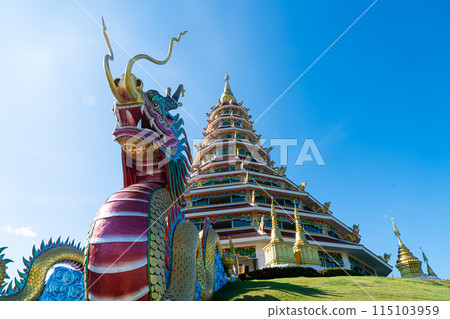 Wat Huay Pla Kang in Chiang Rai, Thailand 115103959