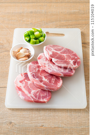 fresh pork neck raw or collar pork fresh pork neck raw or collar pork 115104019