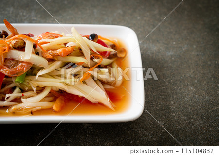 Som Tum - Spicy papaya salad 115104832