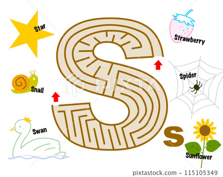 Alphabet Maze: S Alphabet Maze: S 115105349