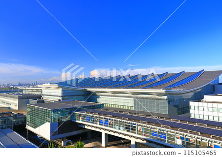 [東京]羽田機場第3航廈（東京國際機場國際線航廈）天氣晴朗 115105465