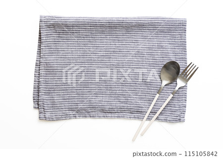 Placemat with spoon and fork Placemat with spoon and fork 115105842