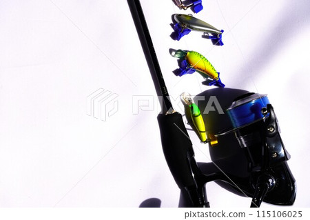 Fishing poles and reels, rods and lures 115106025