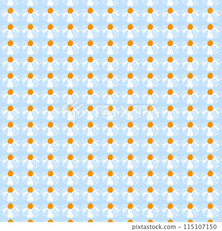 Spring background meadow daisies blue seamless Summer pattern Blooming wildflower ditsy ornament wrapping fabric wallpaper textile mosaic Spring background meadow daisies blue seamless Summer pattern Blooming wildflower ditsy ornament wrapping fabric wallpaper textile mosaic 115107150