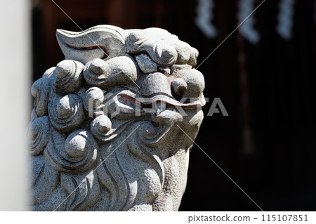Komainu at the shrine Komainu at the shrine 115107851