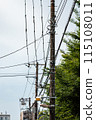Electric wires in the city 115108011