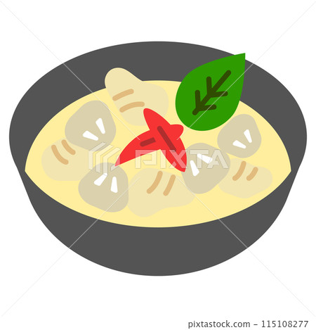 Tom Kha Gai icon illustration Tom Kha Gai icon illustration 115108277