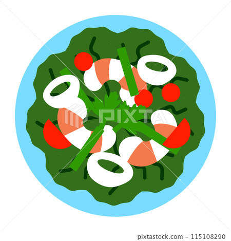 Yam Talay icon illustration 115108290