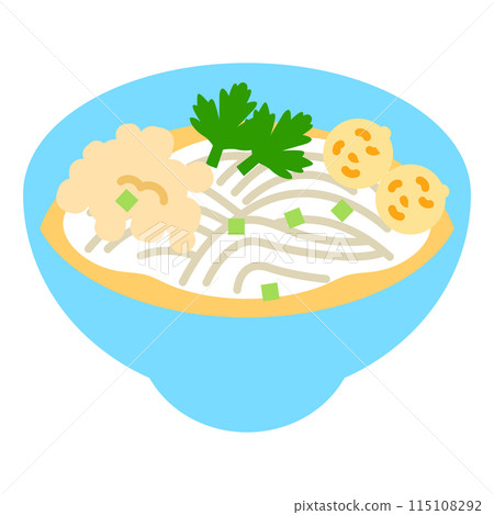 Kuay Teow icon illustration Kuay Teow icon illustration 115108292