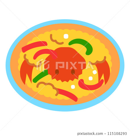Icon illustration of Pu Nim Pad Pong Curry 115108293