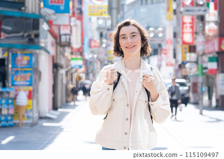 Foreign tourists traveling in Tokyo (inbound) Foreign tourists traveling in Tokyo (inbound) 115109497